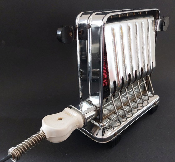 Image 1 of Two Inventum vintage chrome toasters