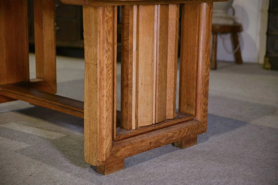 Art Deco oak table by Léon and Maurice Jallot 1940s – Dining tables, Wood (photo 9 of 15)