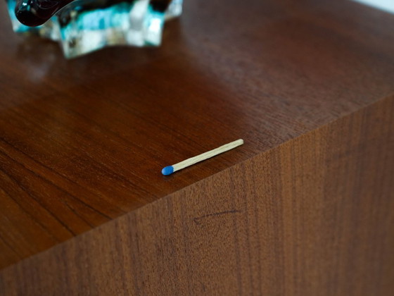 Image 1 of Teakhouten wandrek, Deens design, jaren 60, ontwerper: Poul Cadovius