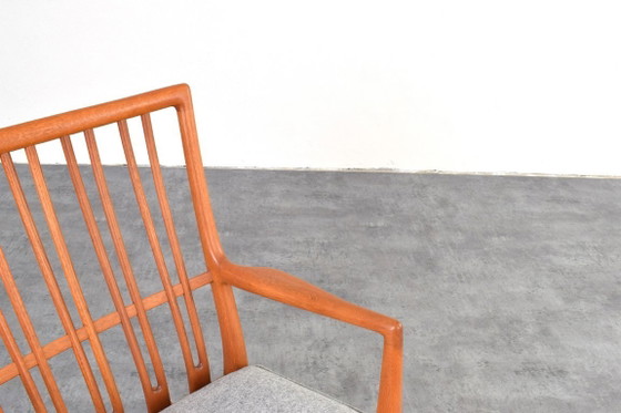 Image 1 of Eichenholz-Schaukelstuhl ML33 von Hans J. Wegner für A/S Mikael Laursen, 1950er Jahre