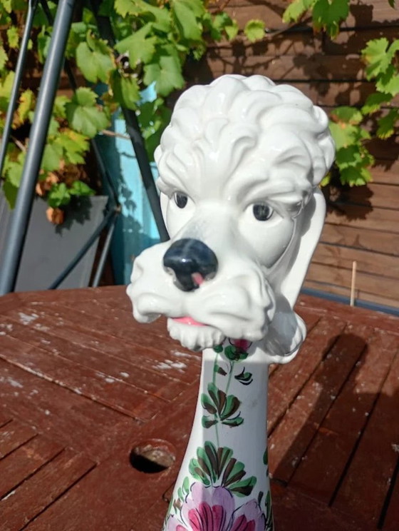 XL Vintage Italian Ceramic Poodle – Decorative Objects (photo 6 of 7)