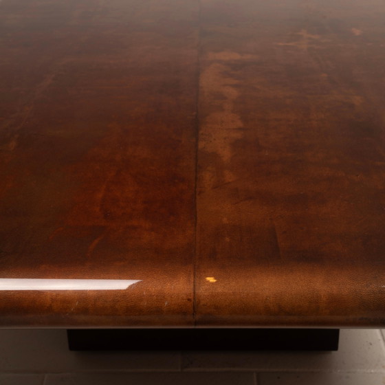 Table basse modèle 2315 en parchemin par Giorgio Tura pour Aldo Tura Milano, 1980 – Tables basses (photo 21 of 27)