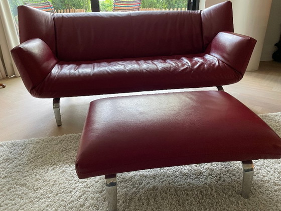 Image 1 of Leolux bank devon with hocker