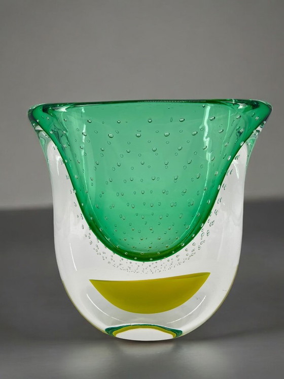 Image 1 of Murano Sommerso vaas h 30 cm