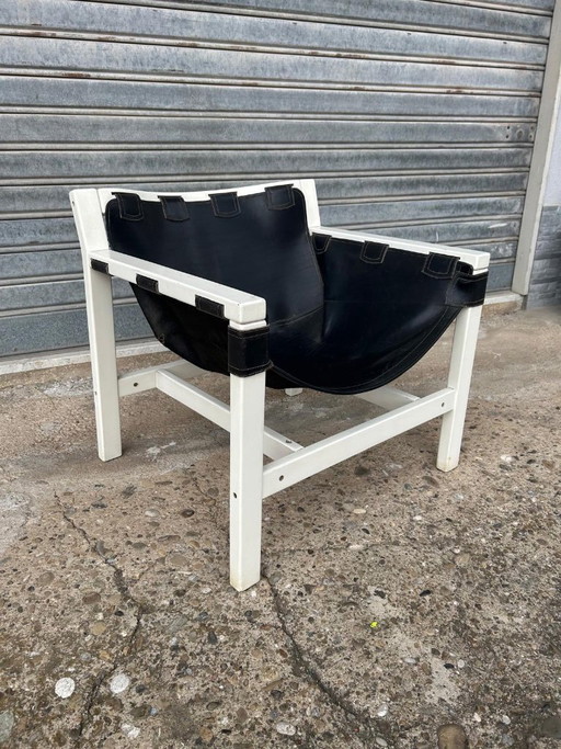 Italian Modern Safari armchair from Carlo Hauner for Forma, 1970’s