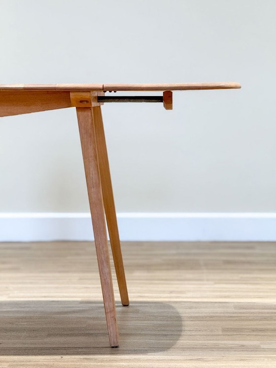 Image 1 of Table pliante Ercol et quatre chaises Quaker par Lucian Ercolani, années 1960