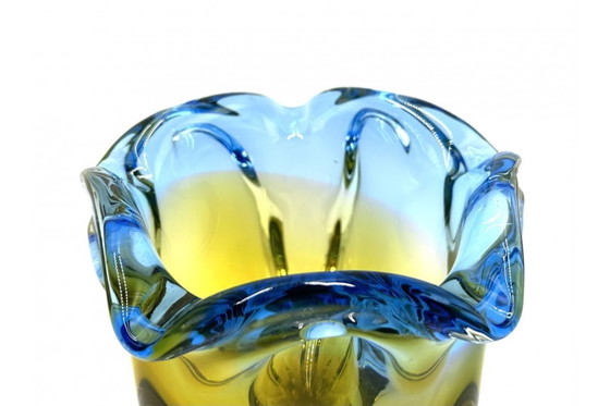 Image 1 of Glass bowl - ashtray, Czech Republic, 1960s
