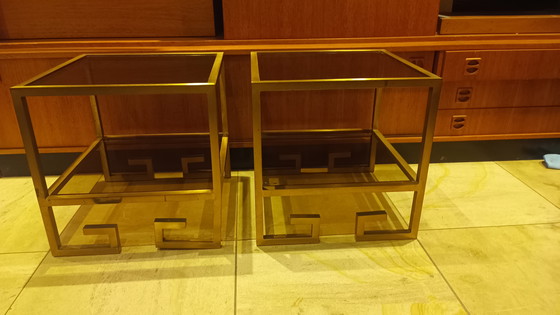 Image 1 of 2er Set Beistelltische Belgo Chrom