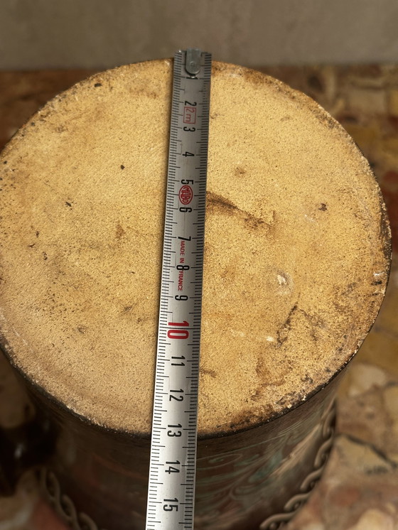 Image 1 of Seau à Vin Blanc ancien en terre cuite H 25 cm