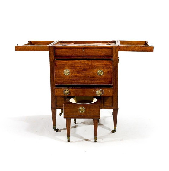 Tocador Inglés de Caoba – William IV, c. 1825-1845 – Barbiere Anglaise Acajou XIX e s, Tocadores, Wood (photo 6 of 10)