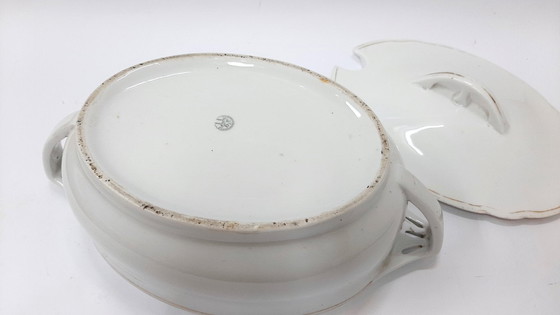 Image 1 of Soupière vintage en porcelaine Schlaggenwald