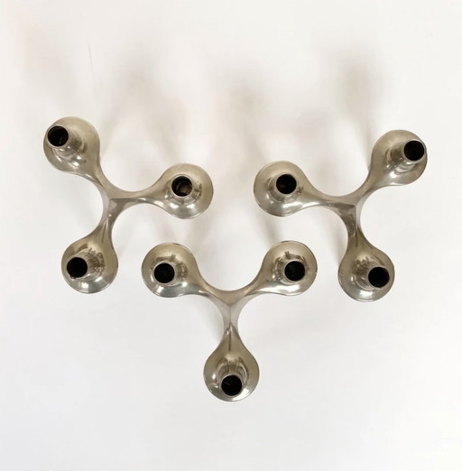 Portacandele Orion di Fritz Nagel, anni '60/'70.