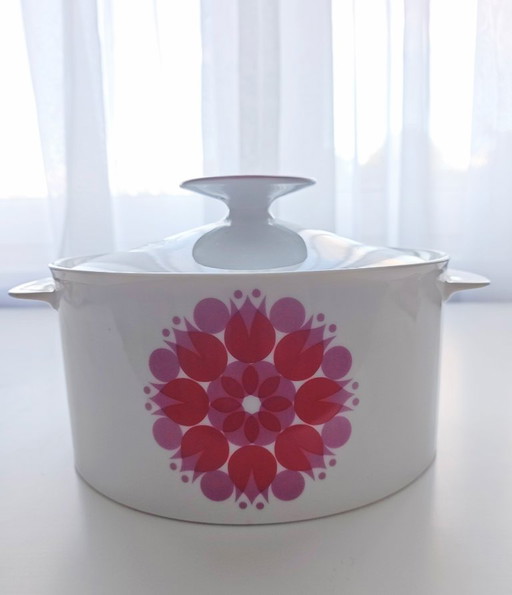 Vintage Thomas Germany ‘Pinwheel’ Dekschaal / Terrine – Jaren 70 Retro