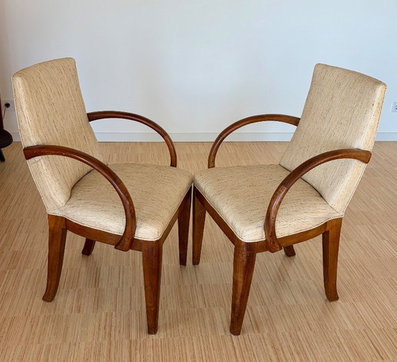 Image 1 of Pair of Early 1930s Art Deco armchairs