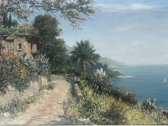 Image 1 of Painting (1): Mediterranean Scene - Daniël Been (1885-1967)