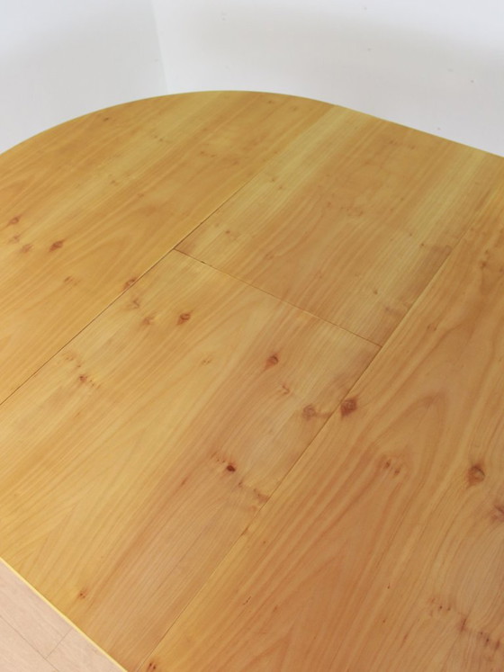 Vintage Dining Table (Turning Top) – Round – Wood (photo 9 of 12)