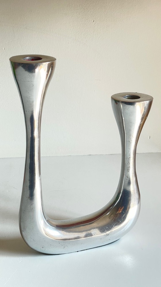 Image 1 of Candelabro antiguo de doble diseño