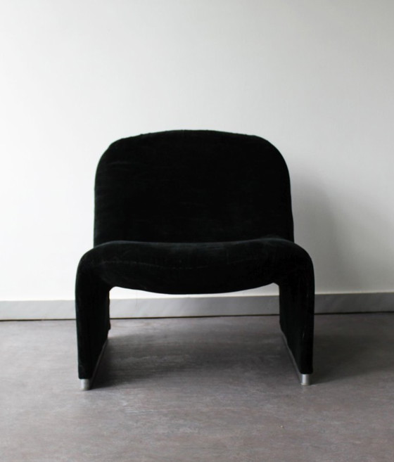 Fauteuil Alky par Giacarlo Piretti pour Castelli – Anonima Castelli, Velvet (photo 3 of 9)
