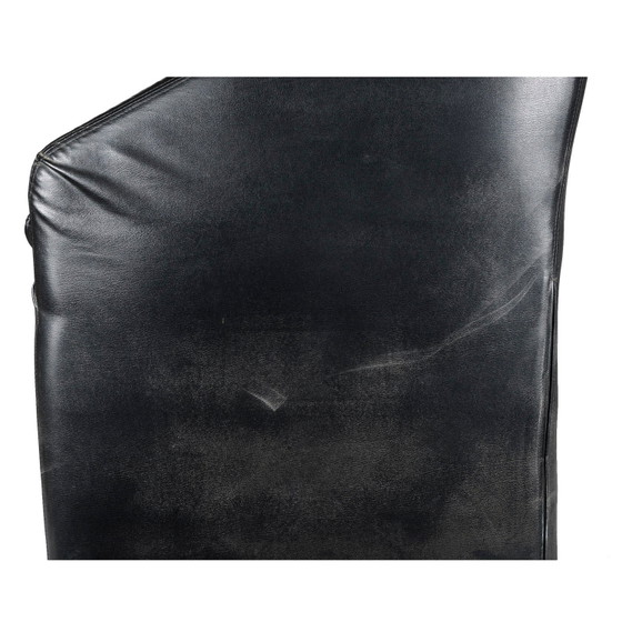 Sillón de Polipiel Negro Años 80 – Sillones, Vintage (photo 5 of 8)