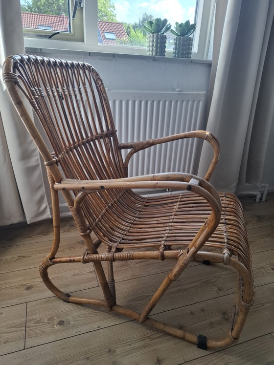 Retro Rattan Armchair (photo 2 of 5)