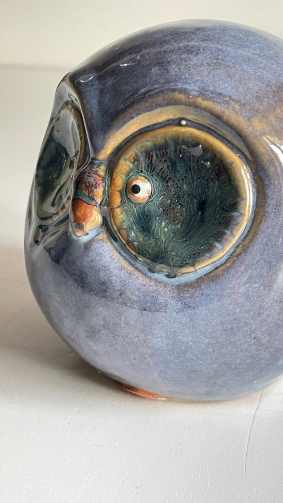 Image 1 of Vintage Handmade Ceramic Owl