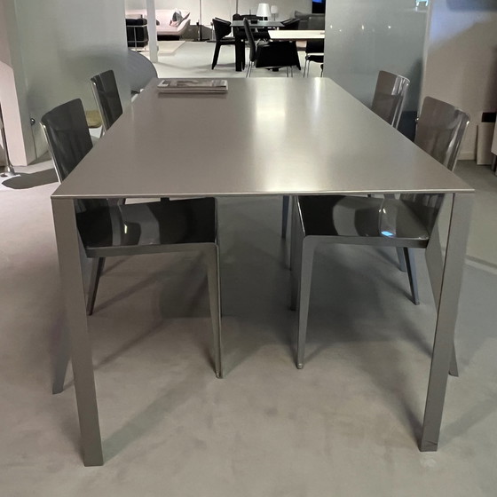 Image 1 of Mesa de comedor Molteni&C Less - 190x80 con 4 sillas de comedor Alpha (juego de 4)