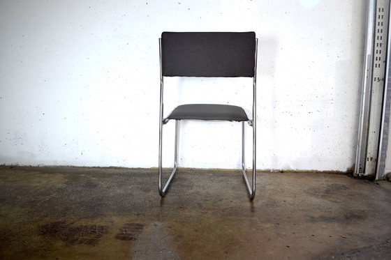 Image 1 of 2x Space Age Chrome Chairs Chrome chairs 70s vintage chair