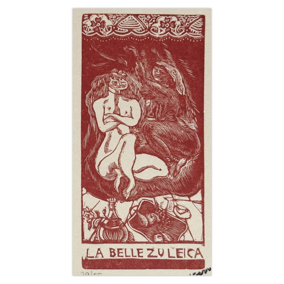 Jules Pascin Houtsnede La Belle Zuleica 1989 – Litho's & Zeefdrukken, Paper (photo 2 of 5)