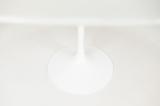 Image 1 of Round Marble Tulip Dining Table by Eero Saarinen, Knoll, 2000s