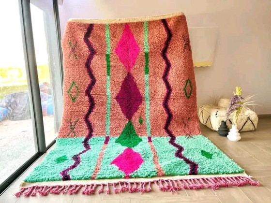 Image 1 of Colored Berber carpet 250cmx150cm