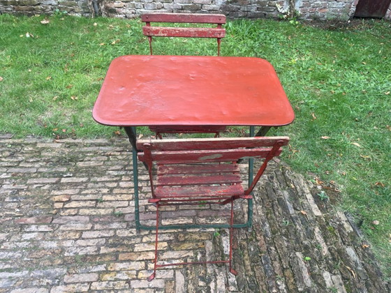 Tavolo da giardino Tavolo da bistrot Tavolo pieghevole Francese – Tavoli da giardino, Iron (photo 16 of 16)