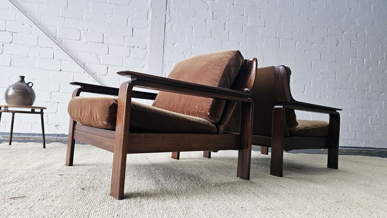 Image 1 of Vintage Sofa Armchairs Armchairs 60S 70S Set Benches