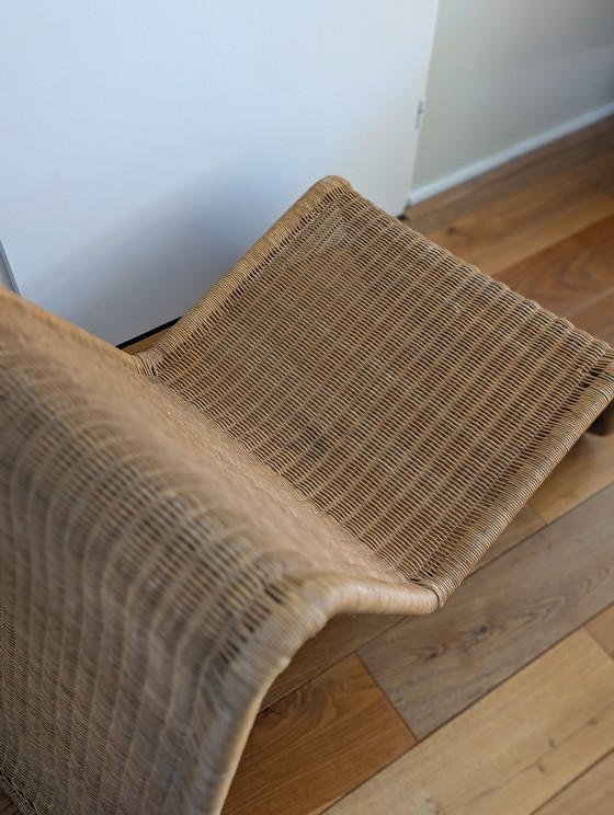 Image 1 of Vintage IKEA Hestra rotan loungestoel – jaren 80
