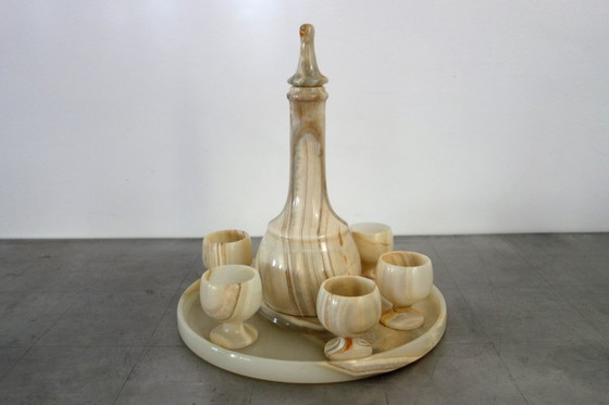 Image 1 of Set da liquore vintage Onyx per 6 persone degli anni '50