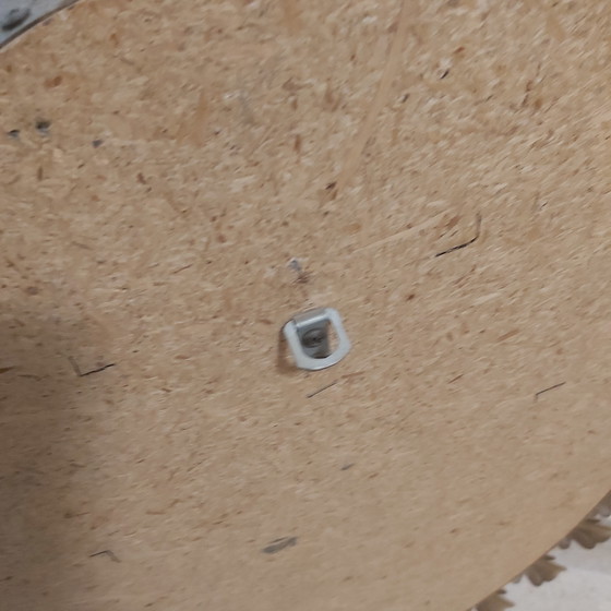 Image 1 of Deknudt Belgio Grande specchio ovale a forma di sole con foglie d'acanto dorate 1970