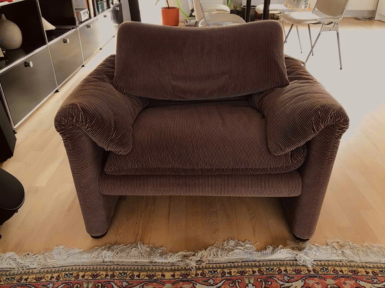 Image 1 of Ensemble canapé Cassina Maralunga – 3 places + 1 place