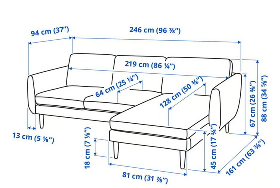 Image 1 of Bellissima zona soggiorno con chaise longue in ottime condizioni.