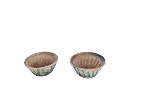 Ciotole da forno in ceramica Mid-Century, Set di 2