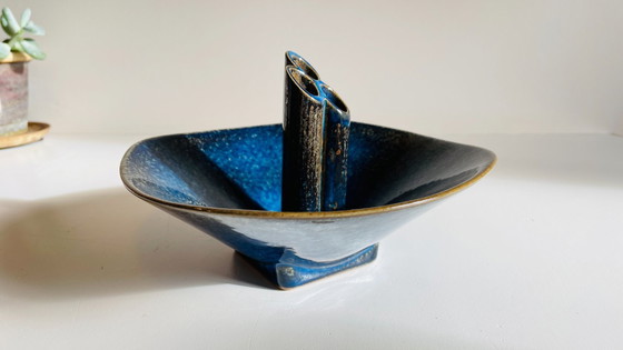 Image 1 of Vaso in ceramica geometrica vintage