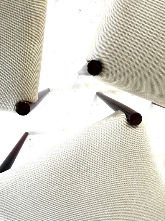 Image 1 of Set van 4 vintage eetkamerstoelen, Lübke ‘60