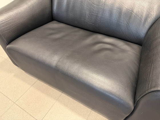 De Sede | DS47 | Schwarzes Büffelleder | 2 Stück – 2 Sitzer Sofas (photo 6 of 14)