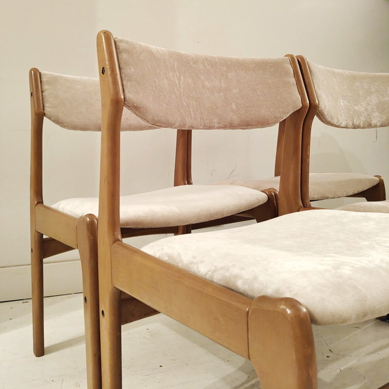 Image 1 of Sedie da pranzo danesi d'epoca ristrutturate