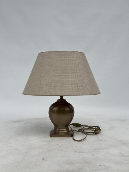 Bronze Vintage Table Lamp – tafellampen, Textile