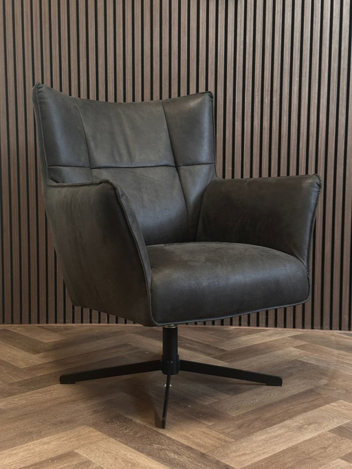 Drehsessel Moos Darkgraphite 80x75cm