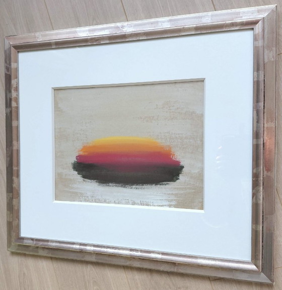Image 1 of Eugène Brands - Color flowing, gouache (beautifully framed)