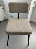 Eettafel 180x90 cm, 4 Stoelen en Bankje van Studio Henk