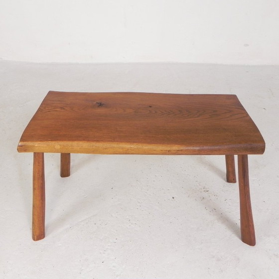 Image 1 of Vintage wooden tree trunk side table, 1960s
