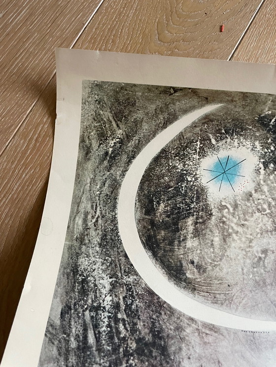 Image 1 of Joan Miró (1893-1983), Donna e uccelli davanti al sole, pubblicato da Artistic Picture Publishing Co