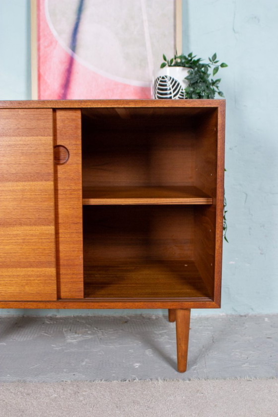 Image 1 of Vintage teakhouten ladekast/dressoir, Deens, midden 20e eeuw