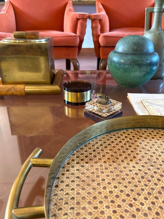 Portagioie cilindrico Mid-century, Italia anni '70 – Oggetti decorativi, Ottone (photo 11 of 11)
